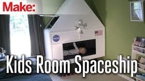 Toddlers will have a treasure of a time in their bedroom with the pirate ship toddler bed! Making Fun Kids Room Spacecraft Youtube
