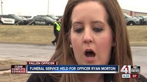 Clinton community says goodbye to Officer Morton