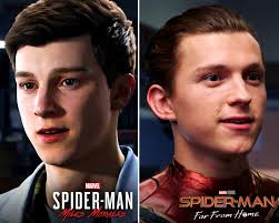 It's important to note that it's just the face that is changing, not the voice acting or anything else. Marvel S Spider Man Ps5 Remastered Tom Holland S Face Appears To Resemble New Peter Parker