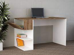 dekorister alphonzo calisma masasi beyaz ceviz furniture mobilya calisma masalari