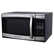Black Decker 0 9cu Ft 900 Watt Microwave Oven Stainless Steel Em925aze P Bakingreview Com Stainless Steel Oven Stainless Steel Microwave Black Decker