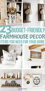23 Cheap Farmhouse Decor Items Where To Buy Farmhouse Decor On A Budget Online In 2020 Farmhouse Style Decorating Cheap Farmhouse Decor Rustic Farmhouse Decor
