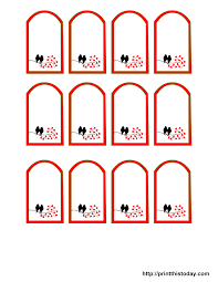 You can use downloadable template programs from the internet that are pdf or word compatible (usually at no charge), which provide full directions as to what to do and how to print off. Free Printable Thank You Tags For Wedding Favors