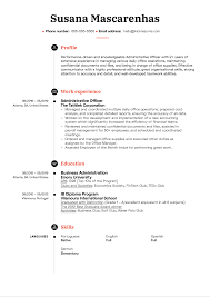 Make sure to add salary, requirements, benefits. Administrative Officer Resume Sample Kickresume