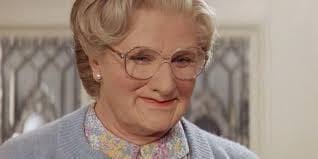 Favorite Mrs.Doubtfire movie line. This was a great movie my kids watch it  now 😅