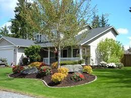 No Grass Front Yard Google Search Front Yard Design Farmhouse Landscaping Front Yard Landscaping Design