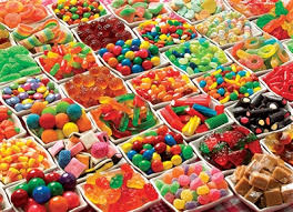 Dog item web spun by a dog to ensnare prey. 1000pc Candy Bar Jigsaw Puzzle 80142 Cobble Hill Puzzle Co
