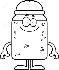 A Cartoon Illustration Of A Salt Shaker Looking Happy Royalty Free Cliparts Vectors And Stock Illustration Image 42987254