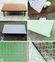 Lightly sand existing finish and any rough areas or imperfections. How To Make A Lace Patterned Coffee Table A Beautiful Mess