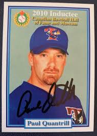 Paul Quantrill signed card