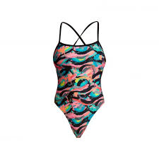 Funkita Crazy Painter Cut Away Bathing Suit Women