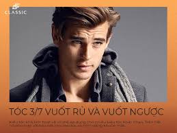 Kiểu tóc 3/7 vuốt rủ