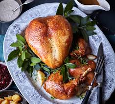 Spread with the soft butter and put the turkey crown into the roasting tin. Pork Ham Pie Bbc Good Food Middle East
