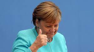 Her party, the christian democratic . Sommerpressekonferenz Merkel Merkelt Bei Letztem Auftritt Br24