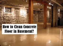 How To Clean Concrete Floor In Basement With Images Cheap Basement Remodel Basement Lighting Basement Remodel Diy