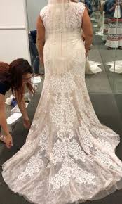 Straplessvintage oleg cassini beaded wedding dress ivory champagne 2 style c2239. Cap Sleeve Plunging V Neck Plus Size Wedding Dress David S Bridal