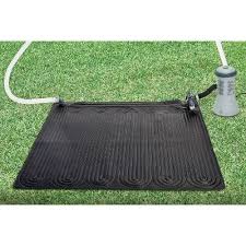Intex Solar Mat Above Ground Swimming Pool Water Heater Black 28685e Solar Heater Solar Pool Swimming Pool Water