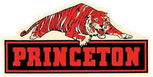 Without the sports mascot emblem, there is little unique, memorable or distinctive in the typography. Princeton University College Mascot Vintage Looking Travel Decal Sticker Ebay