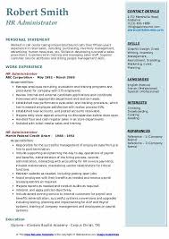 Hr Administrator Resume Samples Qwikresume
