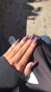 12 stiletto nail designs to inspire your next summer manicure. Stiletto Purple Nails Discovered By Rosa On We Heart It