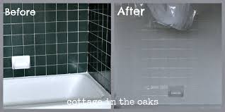 Refinishing Tile Our Miracle Method Cottage Bath Makeover Cottage In The Oaks Bath Makeover Refinishing Kit Tile Refinishing