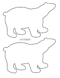 Template Sponge Print A Winter Mural Using Lots Of Arctic Animals Szinezolapok Scrapbooking Sablonok