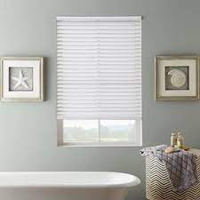 Window treatments are the simplest and quickest way to add privacy. 2 Selectwave Faux Wood Blinds From Selectblinds Com Aluminum Blinds Wood Blinds Small Bathroom Window