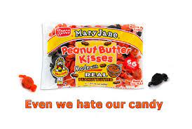 Honest Slogans By Clif Dickens The Dancing Rest Slogan Peanut Butter Kiss Bad Candy