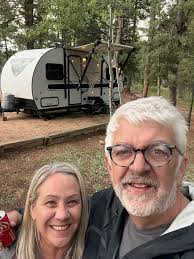 What are some tips for camping with dogs in an RV?