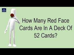 There are 12 of them, 3 in each suit. How Many Red Face Cards Are In A Deck Of 52 Cards Youtube