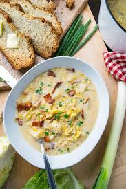 Colcannon Soup Aka Irish Potato And Cabbage Soup With Bacon Recipe Cabbage Soup Bacon Recipes Cabbage And Bacon