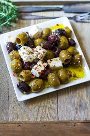 Marinated Olives And Feta Cheese The Domestic Dietitian Recipe Appetizers Easy Olive Recipes Healthy Appetizers Easy