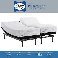 Sealy Worthy Cushion Firm Split King Memory Foam Mattress With Ease 2 0 Adjustable Base Adjustable Beds Foam Mattress Memory Foam Mattress