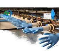 Tongfu TF-S201 10G Latex Liner Laminated Rubber Palm Gloves Making Machine  XL Size Diamond Pattern Anti-Slip Anti-Cut Knit Wrist