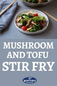 Shiitake Mushroom And Smoked Tofu Stir Fry Stuffed Mushrooms Quick Dinner Recipes Healthy Quick Healthy Dinner