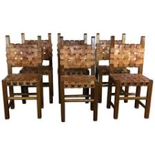 Don't see the color combination you need? Western Dining Chairs 5 For Sale On 1stdibs