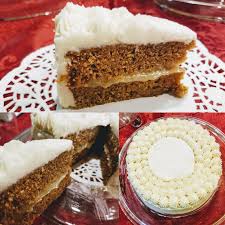 Homemade Gingerbread Cake With Ginger Lemon Curd And A Vanilla Buttercream Icing Baking