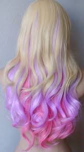Pastel Blonde Pink And Purple Hair Hair Color Crazy Hair Hair Chalk