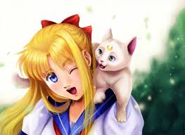 We will however make an exception for traps. Aino Minako Sailor Venus Anime Girls Animals Cats Drawings Wallpaper 3501x2550 1158472 Wallpaperup