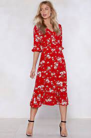 Maybe you would like to learn more about one of these? Red Dress With Flower Print 0eebc3