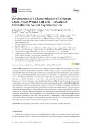 Characterisation of animal cell lines. Immortalised Nf And Cwf Cell Lines Express Htert And Template Component Download Scientific Diagram