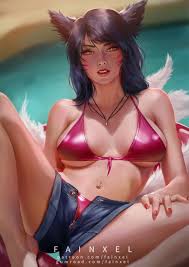 Rule34 - If it exists, there is porn of it  fainxel, ahri, pool party ahri   1476619