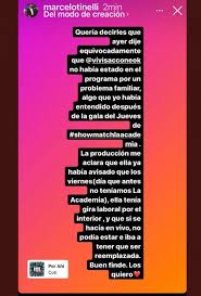 Roglic, il grande team ineos e il capo del trio movistar: El Mea Culpa De Marcelo Tinelli Tras La Ausencia De Viviana Saccone En La Academia Equivocadamente Dije Que Habia Tenido Un Problema Familiar Ciudad Magazine