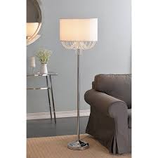 Gabbi Chrome With Crystal Accents Table Lamp Walmart Com In 2020 Floor Lamp Lamp Traditional Floor Lamps