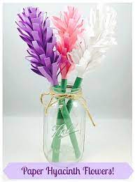 Paperflower #papercraft #diyflower how to make beautiful flowers and leaves using colored bond paper, easy to make, and can. Easy Paper Hyacinth Flowers S S Blog