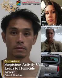 News Release: Suspicious Activity Call Leads to Homicide Arrest Sheriff  Danny H. Rogers reports that