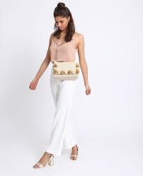 Ajout d'un produit à votre panier. Fliessend Fallende Weite Hose Beige 140817765a07 Pimkie