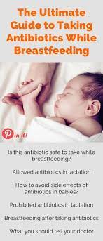 Safe Antibiotics While Breastfeeding Important Things To Know Breastfeeding Baby Sleep Problems Breastfeeding Moms