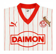 Assisted by jonas hector with a cross following a set piece situation. 1 Fc Koln 1986 87 Home Kit