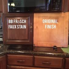 Faux Stain With Chalk Paint Laminate Furniture Makeover Painted Bedroom Furniture Staining Cabinets